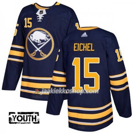 Lapsille NHL Buffalo Sabres Pelipaita Jack Eichel 15 Adidas 2017-2018 Marine Sininen Authentic